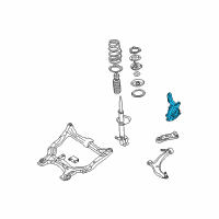 OEM 2006 Nissan Altima Spindle-KNUCKLE, RH Diagram - 40014-8J000