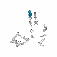 OEM 2003 Nissan Altima Spring-Front Diagram - 54010-8J002