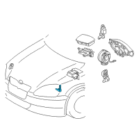 OEM 2001 Toyota Echo Front Sensor Diagram - 89174-59085