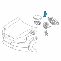 OEM 2003 Toyota Echo Side Sensor Diagram - 89860-0W030