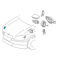 OEM 2002 Toyota Echo Front Sensor Diagram - 89173-59145