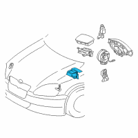 OEM Toyota Center Sensor Diagram - 89170-0W150