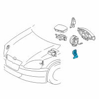 OEM 2003 Toyota Echo Side Sensor Diagram - 89830-0W010