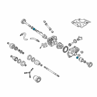 OEM 1996 GMC Safari Axle Seal Diagram - 14039577