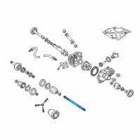 OEM 2000 Oldsmobile Bravada Front Drive Axle Inner Shaft Diagram - 26053318