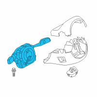 OEM 2018 BMW 640i Gran Coupe Turn Signal / Combination Lever Diagram - 61-31-9-354-048
