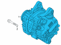 OEM 2022 Hyundai Santa Cruz Alternator Assembly Diagram - 37300-2SGD1
