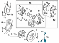 OEM 2021 Hyundai Elantra WIRING-E.P.B CONN EXTN, LH Diagram - 59795-BY400