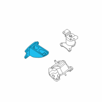 OEM 2016 Nissan Frontier Rear Engine Mount Bracket Right Diagram - 11232-EA000