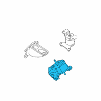 OEM 2008 Nissan Frontier Engine Mounting Insulator, Front Diagram - 11220-9BA0A