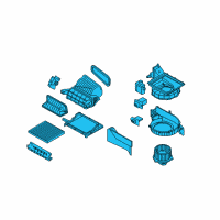 OEM Kia Sorento Blower Unit Diagram - 971001U150