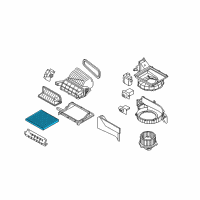 OEM Kia Filter-Air Condition Diagram - 1UC79AC000