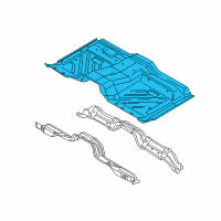 OEM Ford Expedition Front Floor Pan Diagram - FL1Z-7811135-A