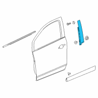 OEM 2017 Buick Envision Applique Diagram - 84588946