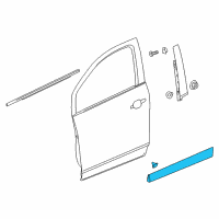 OEM Buick Envision Lower Molding Diagram - 84257189