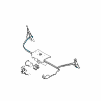 OEM 1996 Chrysler Concorde Driver Side Headlight Assembly Composite Diagram - 4856563