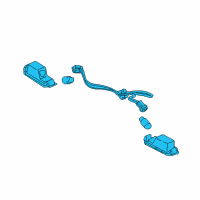 OEM 2018 Hyundai Ioniq Lamp Assembly-License Plate Diagram - 92501-G2000