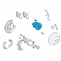 OEM 2012 Toyota Venza Hub & Bearing Diagram - 42460-0T010