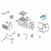 OEM 2012 Honda CR-V Set, Valve Assembly Exhaust Diagram - 80221-T0A-A01