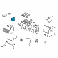 OEM Acura Motor Assembly, Air Mix (Driver Side) Diagram - 79160-T0A-A41