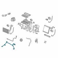 OEM Honda CR-V Wire Harn, A/C Sub Diagram - 80650-T0A-A40