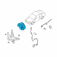 OEM 2002 Nissan Maxima Abs Pump And Motor Assembly Diagram - 47660-5Y713