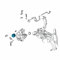 OEM 2000 Oldsmobile Silhouette Motor Asm-Auxiliary Blower Diagram - 10443618