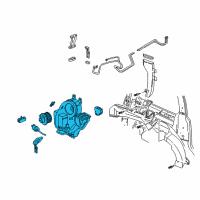 OEM 2000 Chevrolet Venture Module Asm-A/C Evaporator & Blower Diagram - 10442771