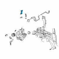 OEM 2000 Oldsmobile Silhouette Tube Asm, Auxiliary A/C Evaporator Extension Diagram - 12453257