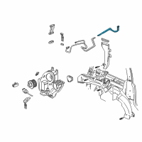 OEM 1999 Pontiac Montana Hose Asm, Auxiliary A/C Evaporator Diagram - 19213712