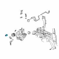 OEM 1999 Oldsmobile Silhouette Valve-Auxiliary A/C Evaporator Thermostat Expansion Diagram - 10436282