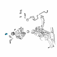 OEM Pontiac Trans Sport Valve-Auxiliary A/C Evaporator Thermostat Expansion Diagram - 10436282