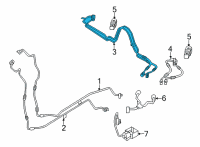 OEM BMW X5 REFRIGERANT LINE, HIGH-VOLTA Diagram - 64-53-6-826-382