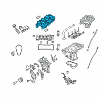 OEM 2019 Jeep Grand Cherokee Intake Manifold Lower Diagram - 5281803AA