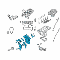 OEM 2021 Jeep Wrangler Cover-Chain Case Diagram - 4893936AF