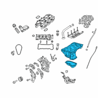 OEM 2022 Jeep Wrangler Pan-Engine Oil Diagram - 68313581AB