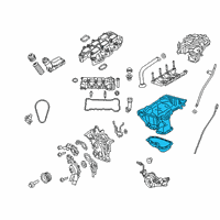 OEM Jeep Wrangler Pan-Engine Oil Diagram - 68313581AB