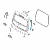 OEM 2015 Kia Soul EV Lifter Assembly-Tail Gate Diagram - 81780B2000