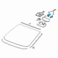 OEM 2016 Buick Cascada Mirror Cover Diagram - 13409492