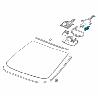 OEM 2019 Buick Cascada Rain Sensor Diagram - 39120598