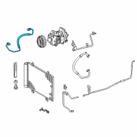 OEM Lexus IS200t Hose, Discharge Diagram - 88711-53140