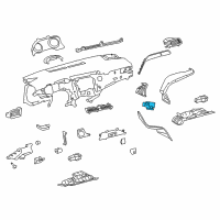 OEM 2020 Toyota Camry Courtesy Lamp Diagram - 81080-33300