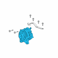 OEM 2007 Ford F-350 Super Duty Alternator Diagram - 6C3Z-10346-AARM1