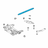 OEM 2008 Dodge Sprinter 3500 Front Leaf Spring Diagram - 68012186AA