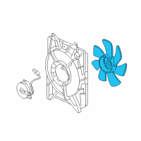 OEM 2022 Honda HR-V Fan, Cooling Diagram - 38611-R1A-A01