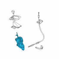 OEM Ram ProMaster 2500 Transmission Shifter Diagram - 5154965AE