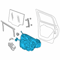 OEM 2016 Jeep Renegade Panel-Carrier Plate Diagram - 68268760AA