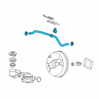 OEM 2015 Acura ILX Tube Assembly, Master Power Diagram - 46402-TR7-A01