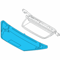 OEM 2013 Ford Taurus High Mount Lamp Diagram - CG1Z-13A613-B