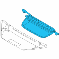 OEM 2011 Ford Taurus High Mount Lamp Diagram - AG1Z-13A613-A